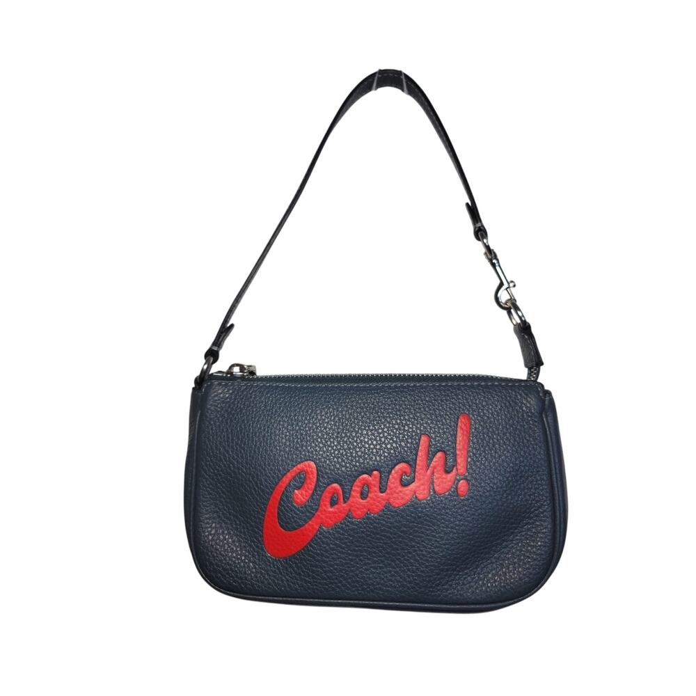 Coach Nolita 19 Navy Red Coach Script